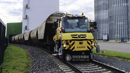 “萬(wàn)能”汽車(chē)奔馳unimog新出鐵路版@chinaadec.com